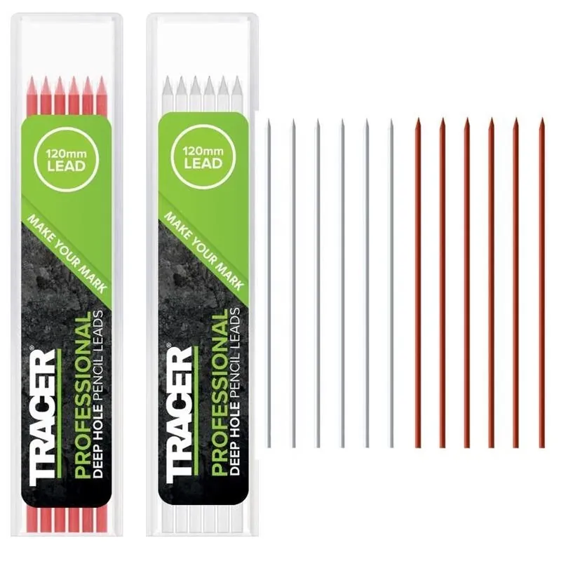 Tracer 8‑Inch Wax‑Based Replacement Leads – Assorted Colors, Pack Of 12
