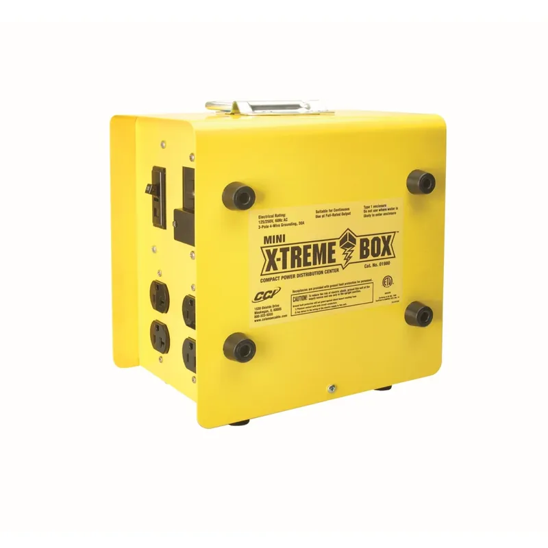 Mini X-treme Box 30a Generator Power Inlet Box With 8 Outlets