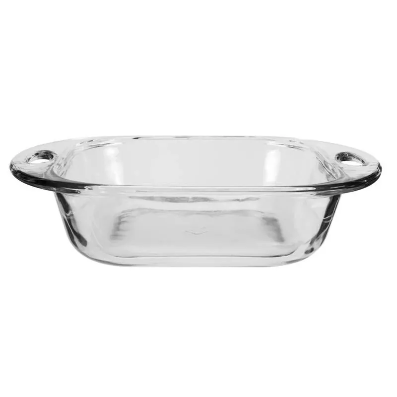 Anchor Hocking 8" Square Glass Cake Pan – Clear, Dishwasher Safe