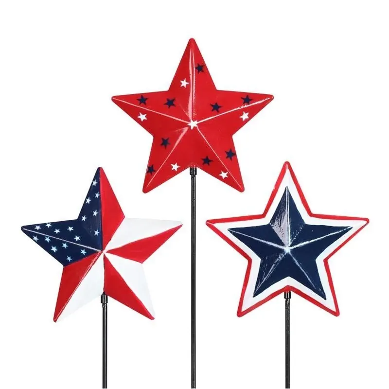 Exhart 18‑Inch Assorted Metal Yard Stake – Durable Outdoor Garden Marker