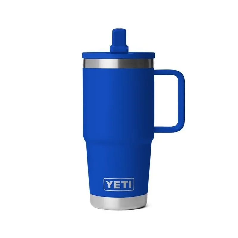 YETI Rambler 20 oz Royal Blue Stainless Steel Travel Straw Mug – BPA‑Free