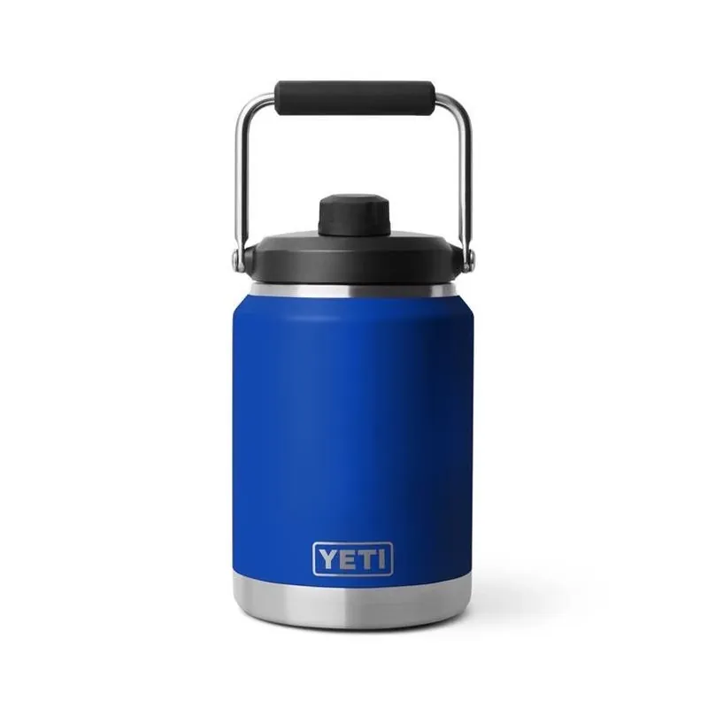 YETI Rambler 0.5‑Gallon Royal Blue Insulated Stainless Steel Jug – BPA‑Free & Dishwasher Safe
