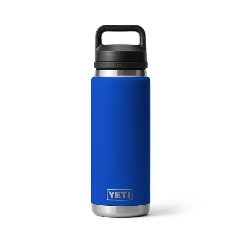 YETI Rambler 26‑oz Royal‑Blue Stainless Steel Bottle With Chug Cap – BPA‑Free, Dishwasher‑Safe Hydration