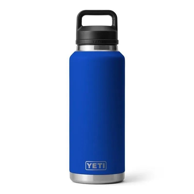 YETI Rambler 46‑oz Royal‑Blue Stainless Steel Insulated Bottle With Chug Cap – BPA‑Free