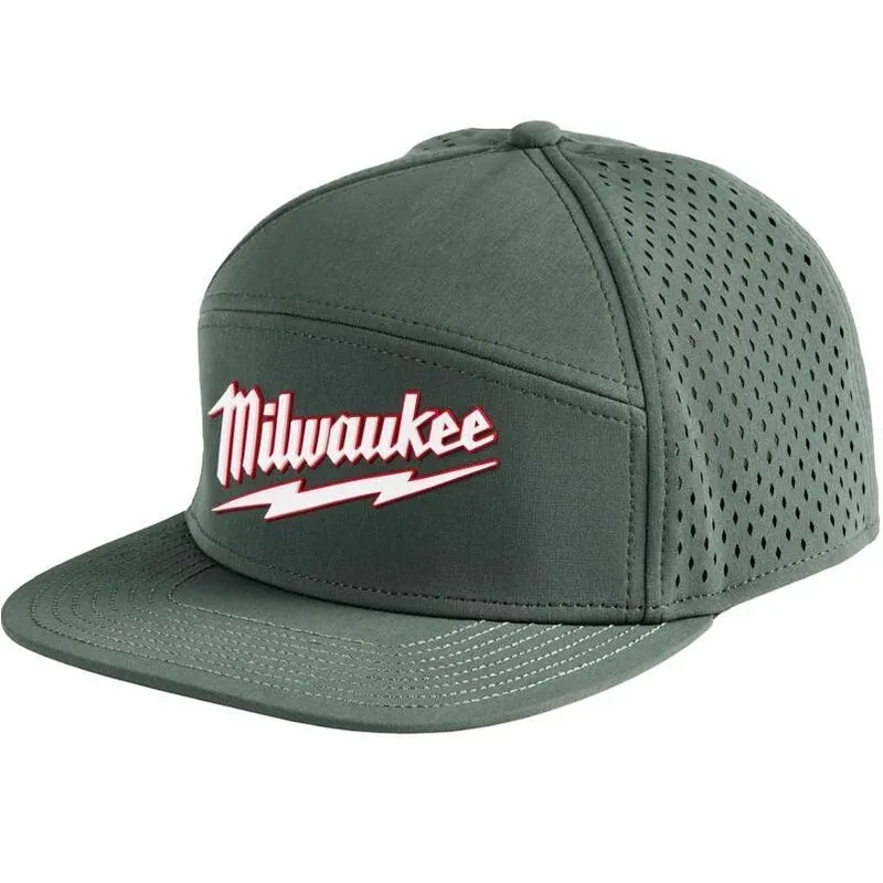 Milwaukee Unisex Green Polyester Cap – Adjustable One‑Size Fit