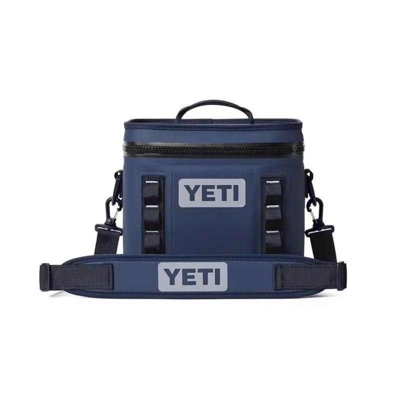 YETI Hopper Flip 8 Navy Soft‑Side Cooler – 8‑Quart Portable Ice Box