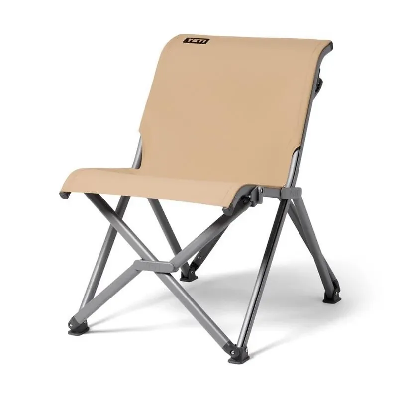 YETI Trailhead Portable Aluminum Field Chair – Tan, 400‑lb Capacity