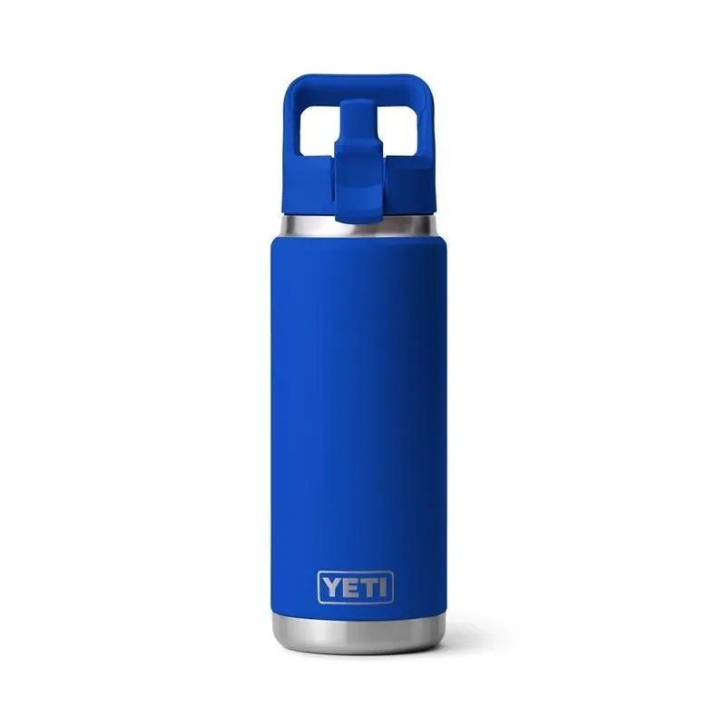 YETI Rambler 26‑oz Royal Blue Stainless Steel Bottle With Straw Cap – BPA‑Free