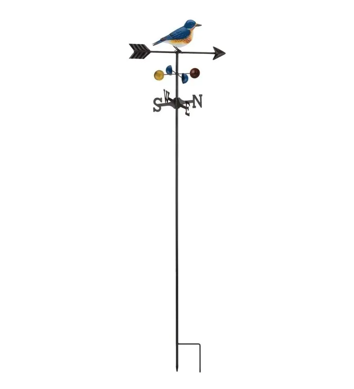 Rooster Weathervane Stake For Garden And Outdoor Decor