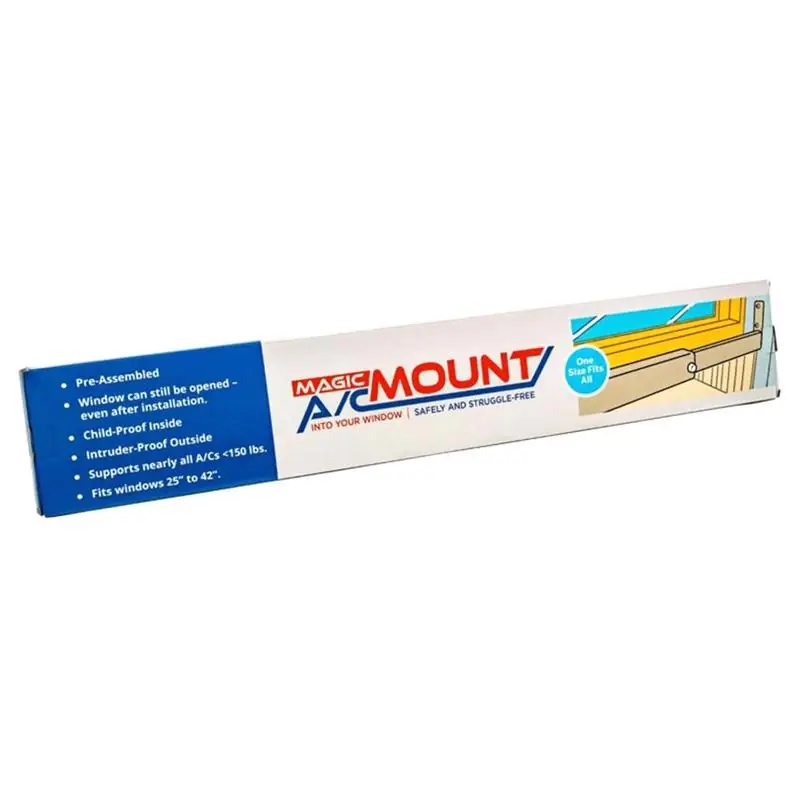 Magic Ac Mount White Metal Ac Support Bracket 1.5 In. W X 24 In. H