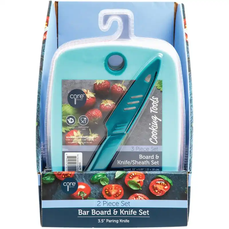 Bar Cutting Board & Knife Set