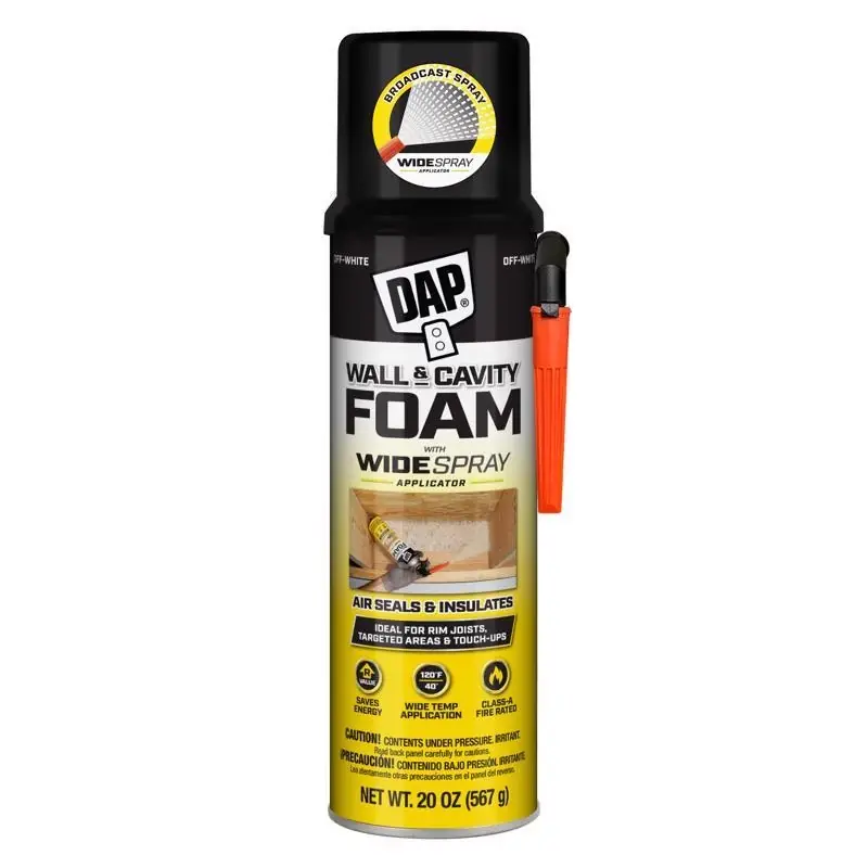 Wall & Cavity Foam With Wide-Spray Applicator
