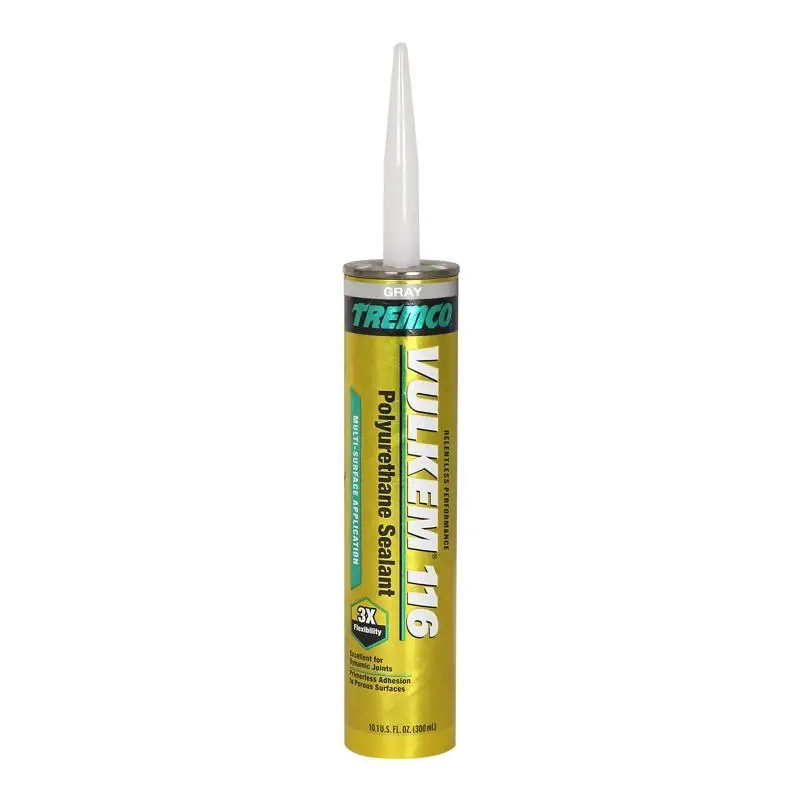 Vulkem 116 Gray Polyurethane Sealant 10.1 Oz For Windows And Doors