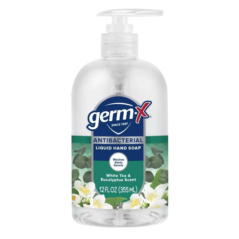 Germ-x Eucalyptus Scent Antibacterial Antimicrobial Lotion Soap 12 Fl. Oz. Bottle