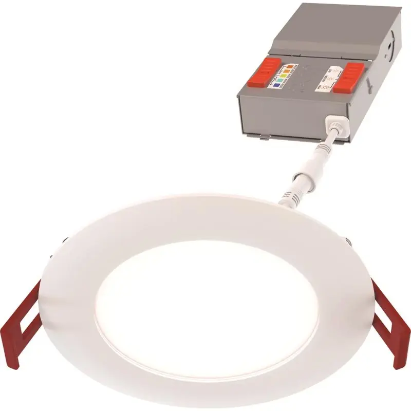 Juno Acuity Brands Matte White 3.17 In. Aluminum Led Canless Recessed Downlight 14.5 W