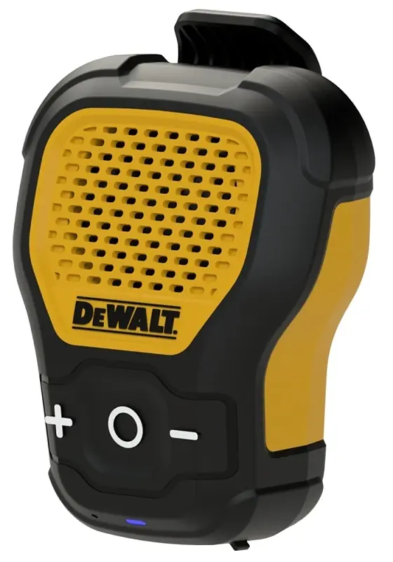 Dewalt Wireless Bluetooth Wearable Mini Speaker Black/yellow