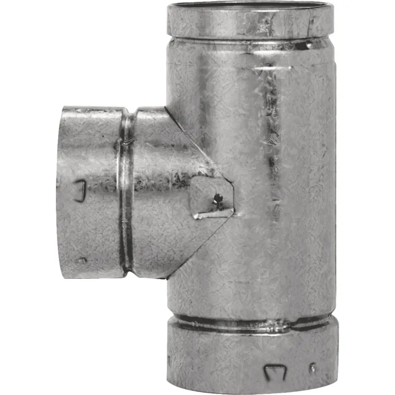 Rv 6 Inch Round Gas Vent Tee - Model 106100 - Type B