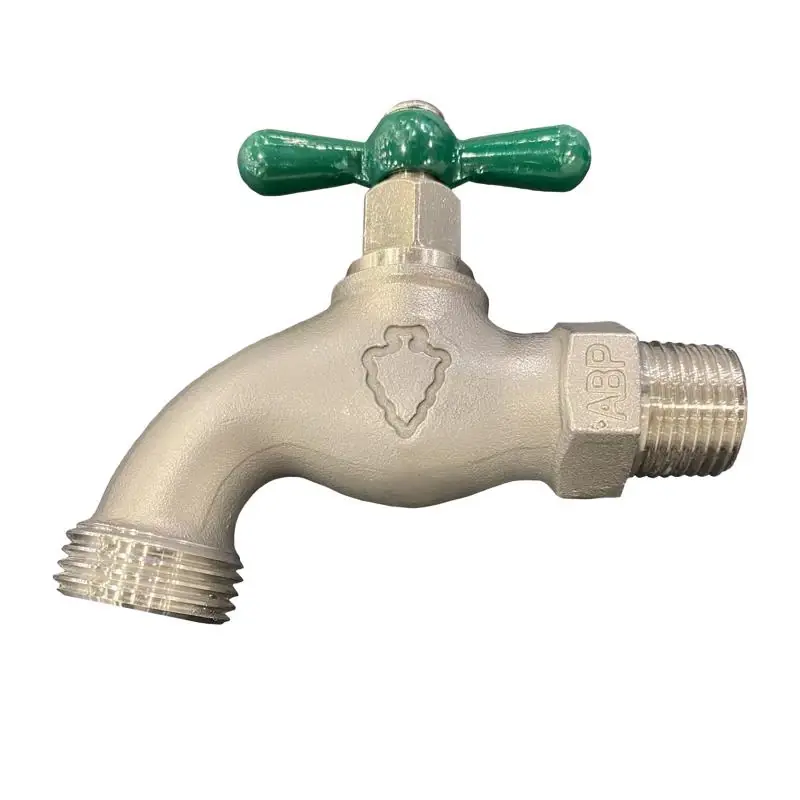 Arrowhead 1/2 In. Mip X 3/4 In. Mht Stainless Steel Quickturn Hose Bibb