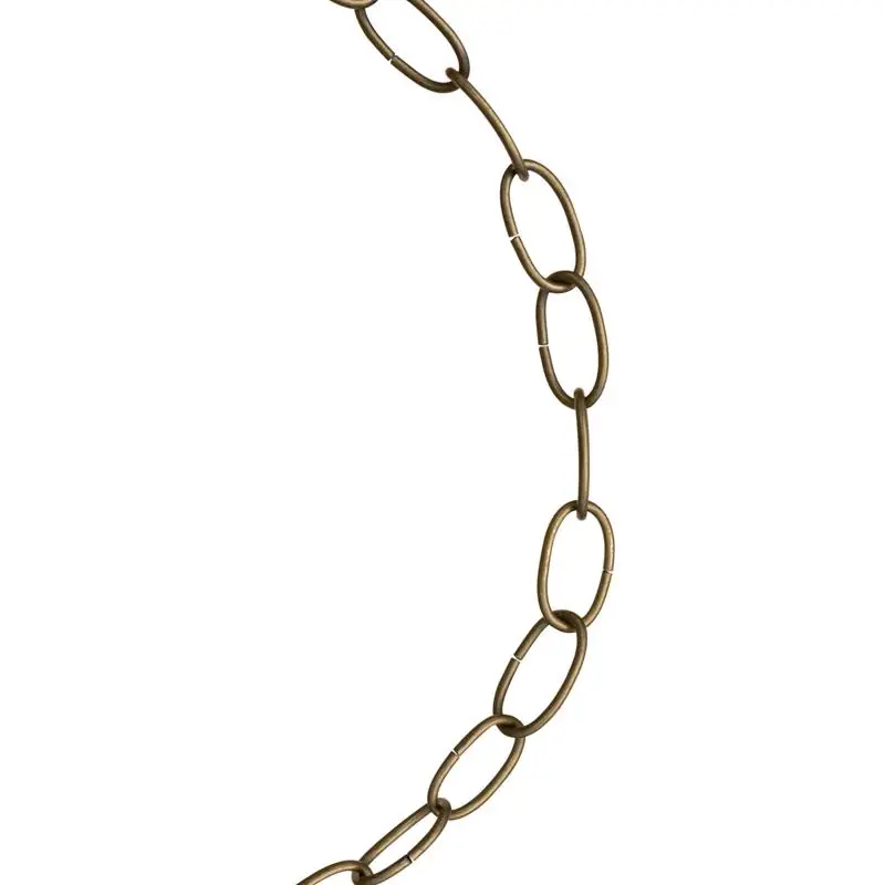 Koch Industries 10 Antique Brass Decorative Chain 0.175 In Diameter 122 In Length