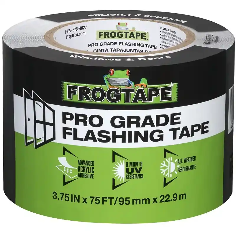 Frogtape Pro Grade 3.75 In W X 75 Ft L Black Flashing Tape