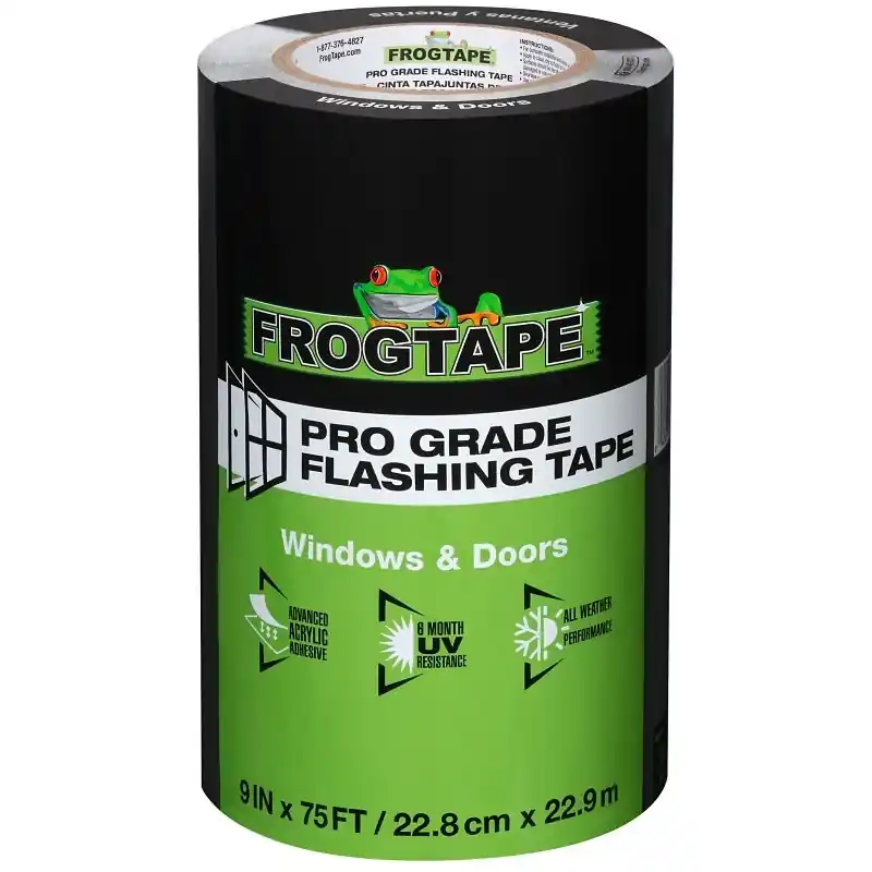 Frogtape Pro Grade 9 In W X 75 Ft L Black Flashing Tape