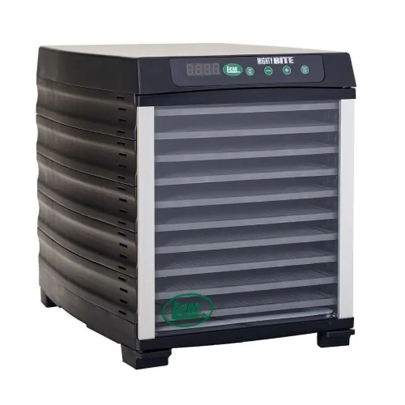 Lem Mighty Bite Black/silver 10 Sq Ft Stainless Steel Food Dehydrator
