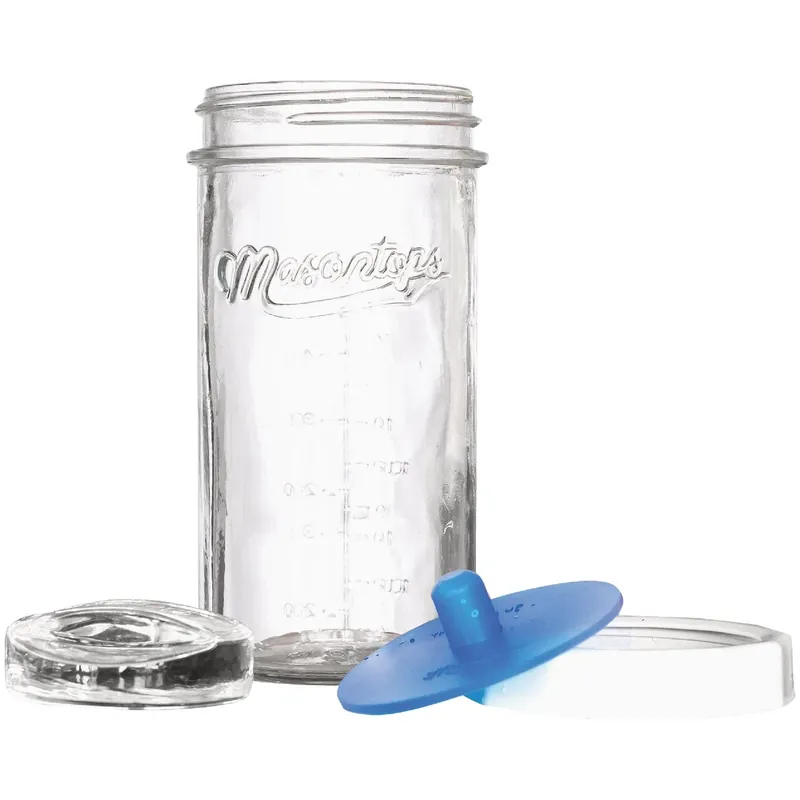 Wide Mouth Single Mason Jar Fermentation Kit 4-piece Fkit1w