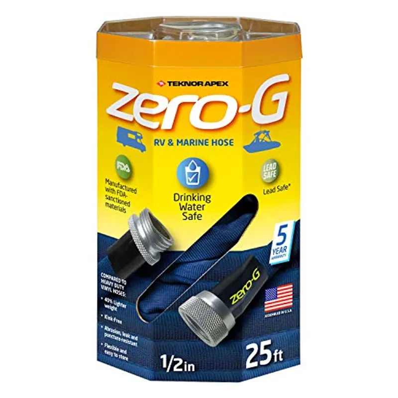 Teknor Apex Zero-g 1/2 In Diameter X 25 Ft Length Rv Marine Hose