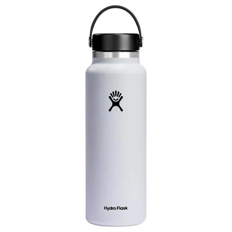 Hydroflask 40 Oz White Bpa Free Stainless Steel Insulated Bottle