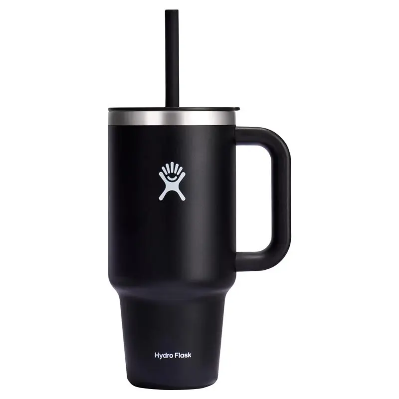 Hydroflask All Around 32 Oz Black Bpa Free Stainless Steel Travel Tumbler
