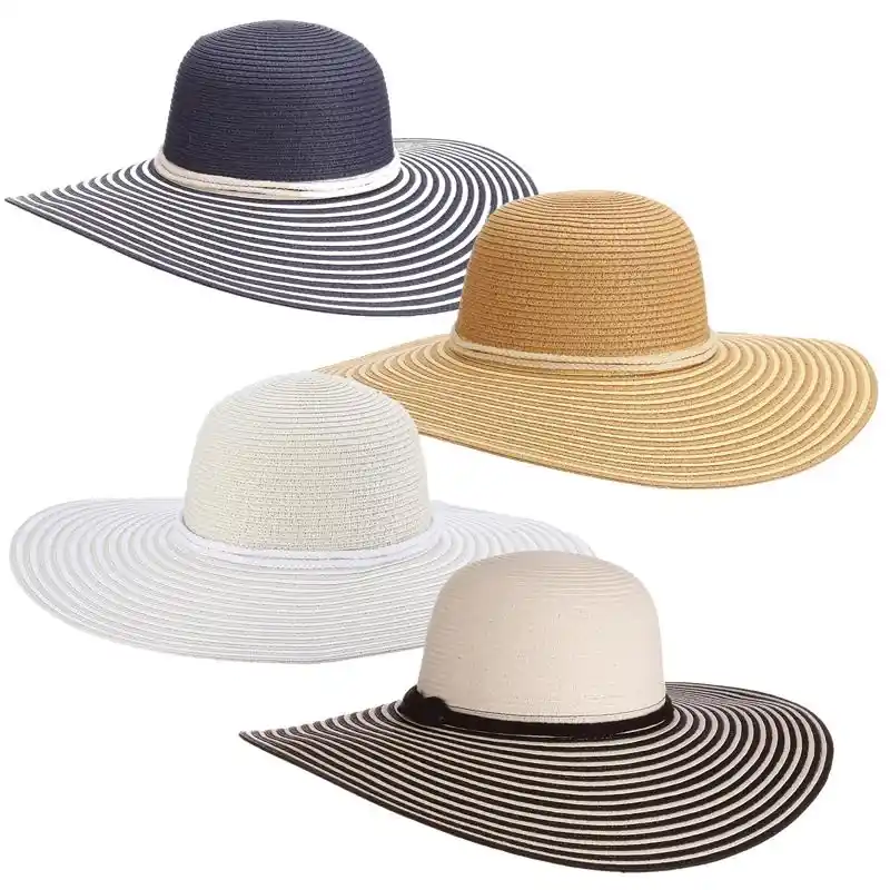 Panama Jack Women‘s Paper Braid Crown Hat Assorted Colors One Size