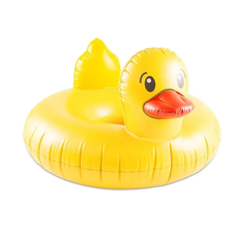Bigmouth Yellow Pvc Vinyl Inflatable Duck Pool Float For Kids