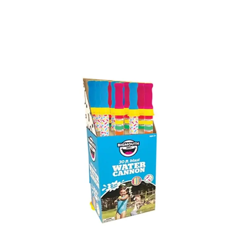 Bigmouth Multicolored Plastic Cannon Pdq Water Gun For Ages 5 And Up