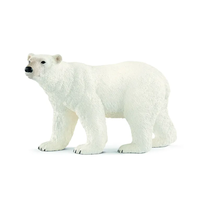 Schleich Wild Life Polar Bear Toy White