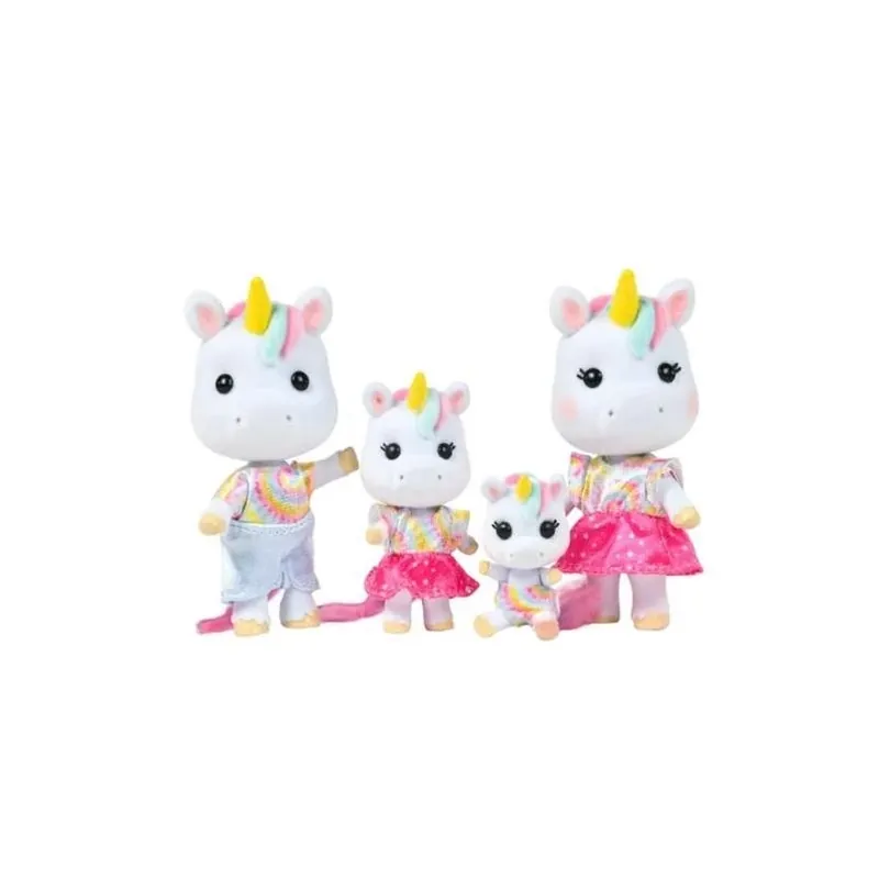 Sunny Days Unicorn Family Daydreamers 4‑Piece Multicolor Play Set