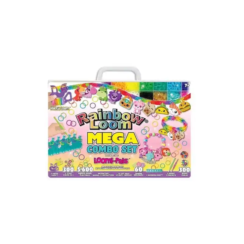 Rainbow Loom Loomi-pals Charm Bracelet Mega Combo Set For Ages 7+ Multicolored