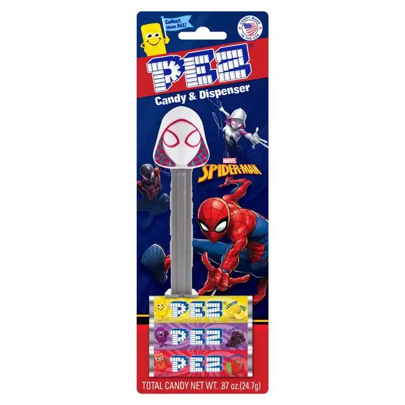 Pez Spider-man Assorted Candy And Dispenser 0.87 Oz