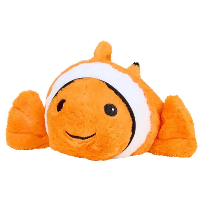 Warmies Orange Clown Fish Plush Stuffed Animal, 5.6 X 10.65 X 5.25 Inches