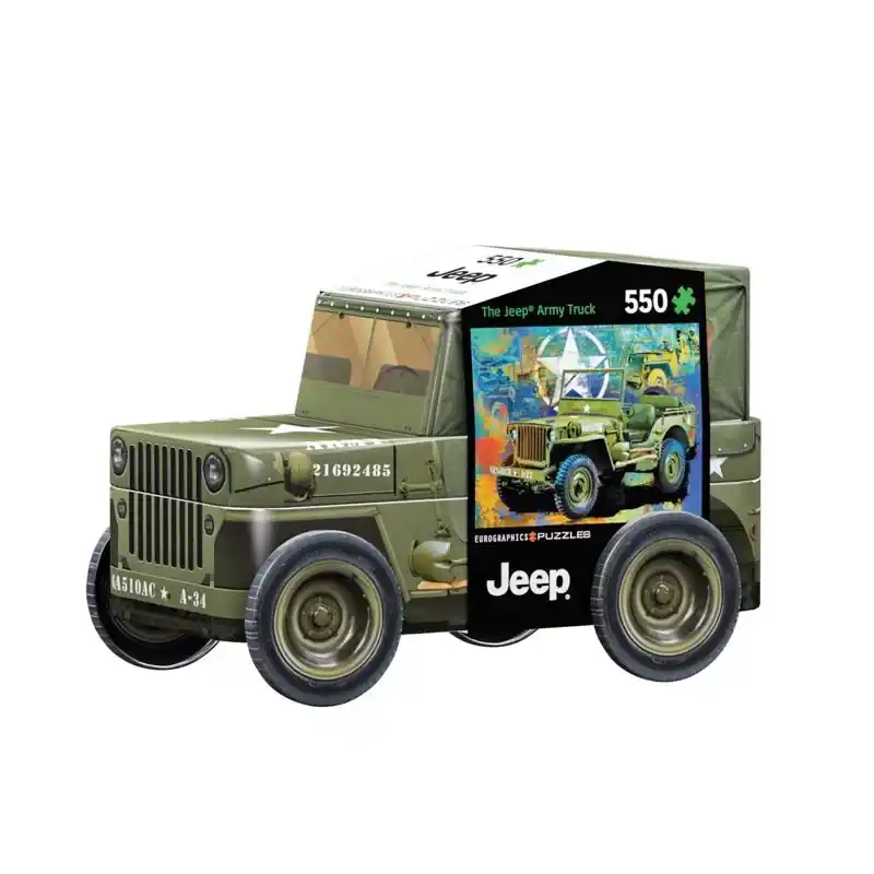 Eurographics Military Jeep Jigsaw Puzzle Multicolored 550 Pc