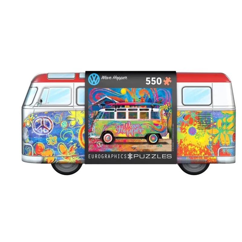 550‑Piece Colorful Volkswagen Camper Puzzle – Eurographics