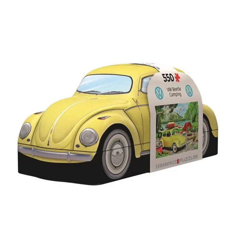 Eurographics 550‑Piece Multicolor VW Beetle Jigsaw Puzzle – Classic Car Challenge
