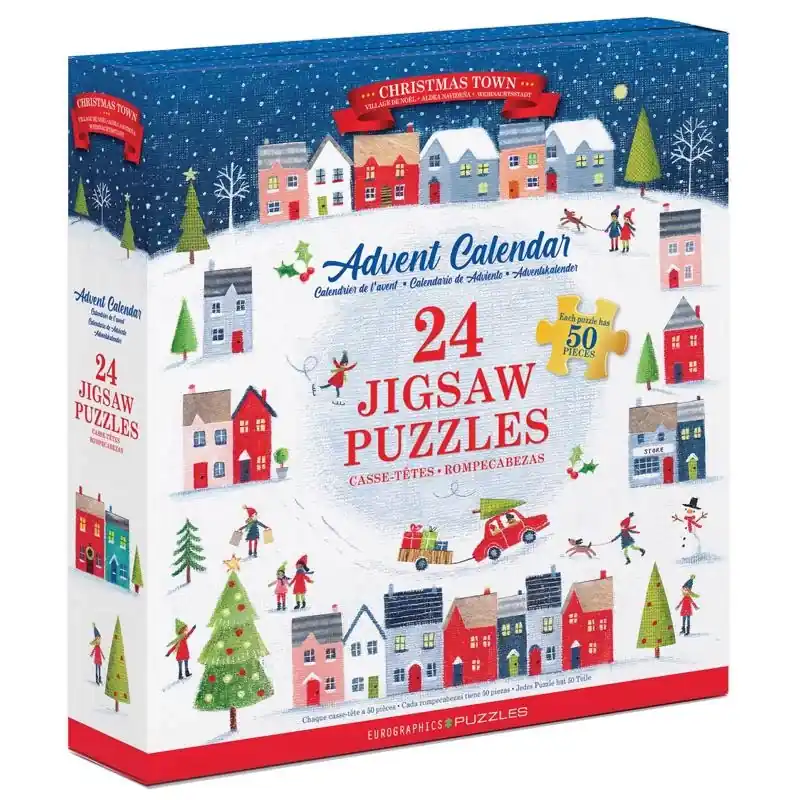 Eurographics Christmas Advent Calendar Puzzle Multicolored 1200 Pc