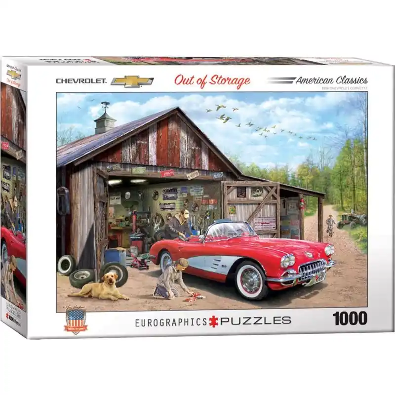 Eurographics Chevrolet Out Of Storage 1000 Piece Puzzle Multicolored