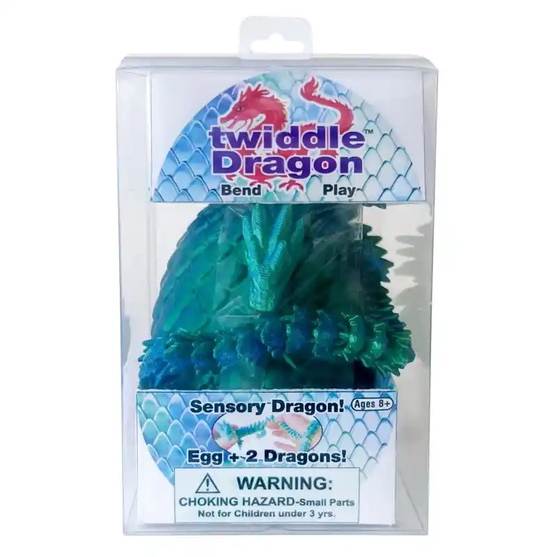 Zorbitz Twiddle Dragon With Egg Toy Green 12 Inches