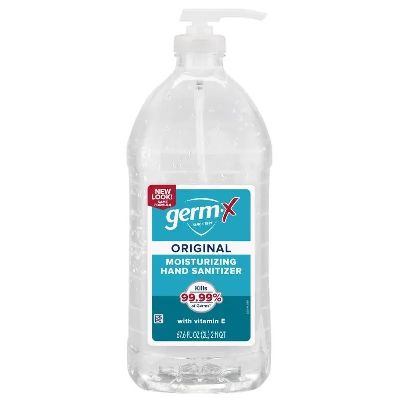Germ‑X Unscented Gel Hand Sanitizer – 67.6 oz Pump Bottle