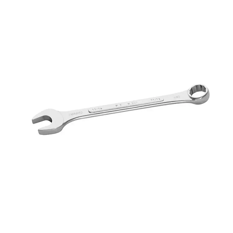 Performance Tool 11/16 In. Sae Combination Wrench 9.75 In. Length Chrome Finish
