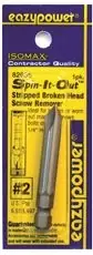 Spin-it-out 2 Screw Extractor, 1/4 In. Hex Power Bit