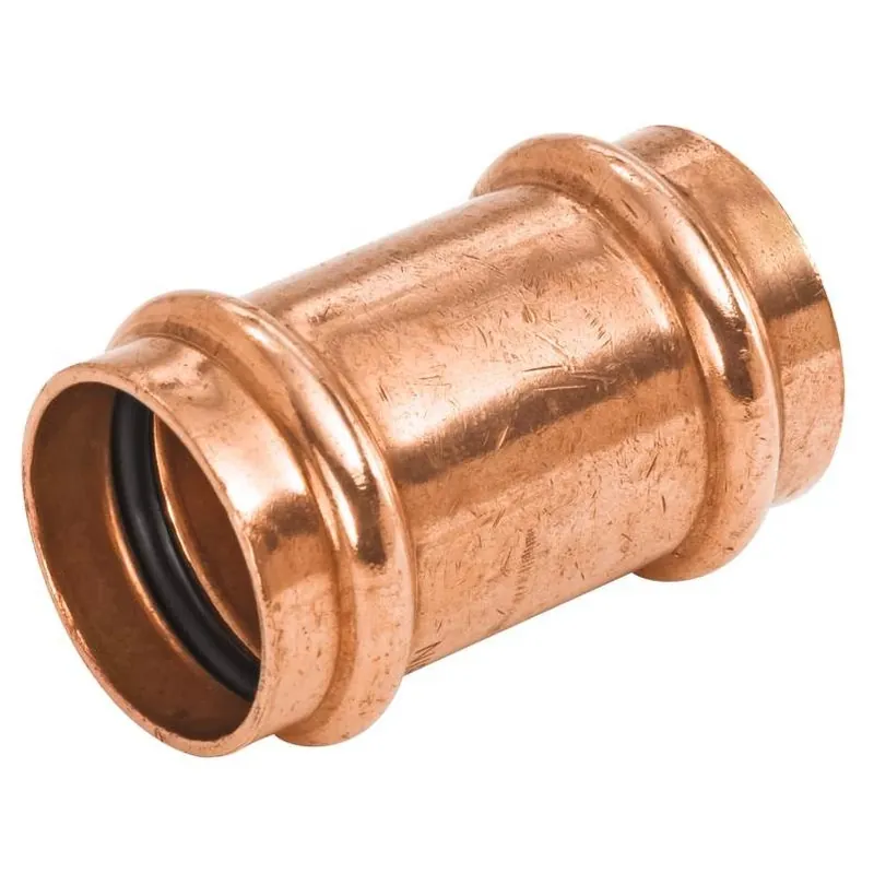 NIBCO Wrought Copper Press‑Fit 1‑1/4" Repair Coupling – Lead‑Free, NSF Certified