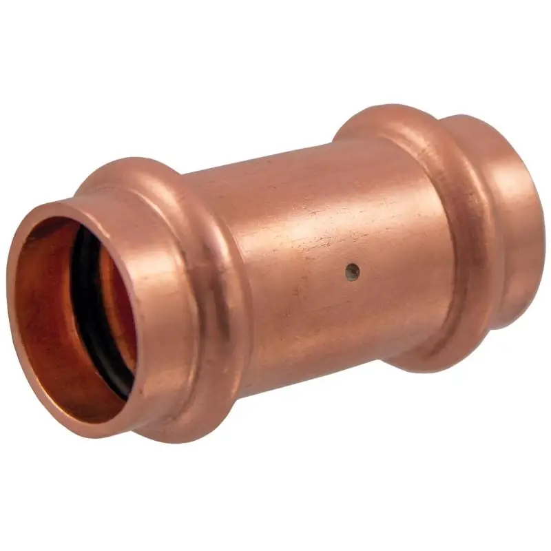 NIBCO 1-1/2 In. Press X 1-1/2 In. D Press Wrought Copper Coupling 1 Pk