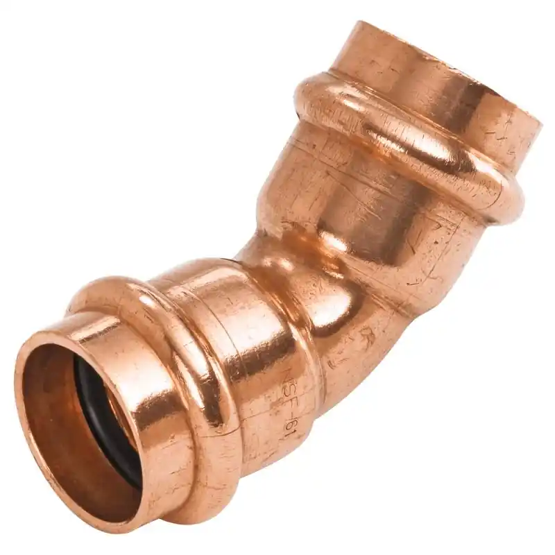 Nibco 2 Inch Press Wrought Copper 45 Degree Elbow Lead-free